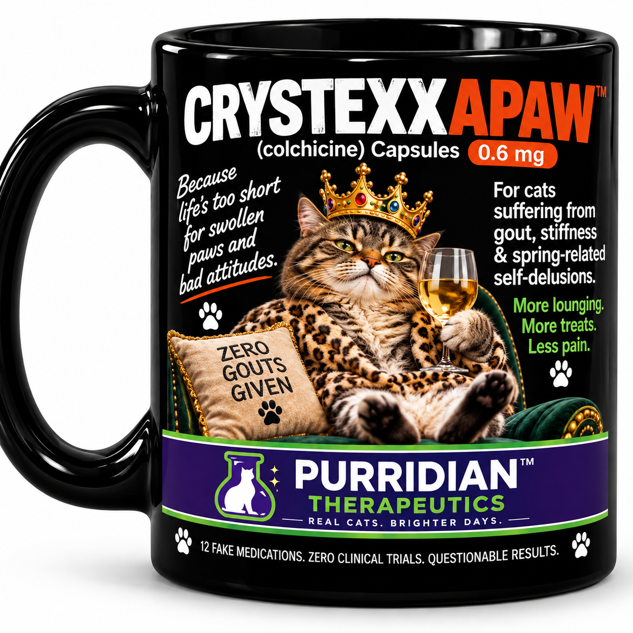 Crystexxapaw cat mug